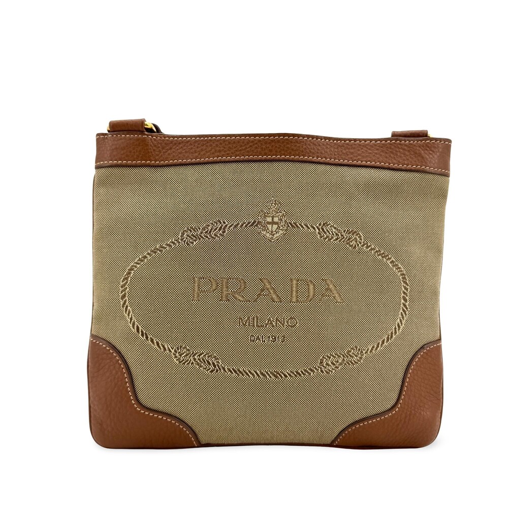 Prada Logo Canvas Small